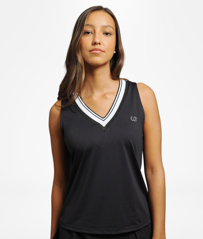 POLERA SANTORINI NEGRA