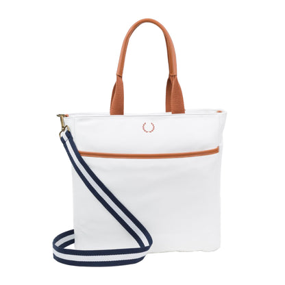 Bolso Pádel Mallorca Blanco Strap Azul
