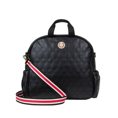 BOLSO DE PÁDEL MENORCA NEGRO STRAP ROJO