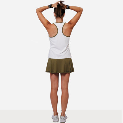 FALDA DEPORTIVA CÓRCEGA VERDE OLIVA