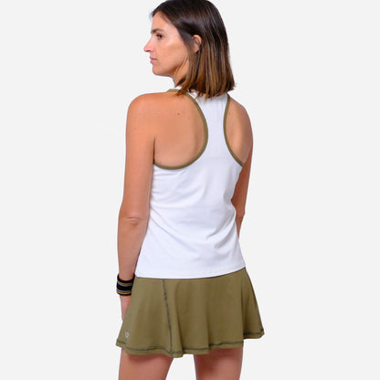 FALDA DEPORTIVA CÓRCEGA VERDE OLIVA