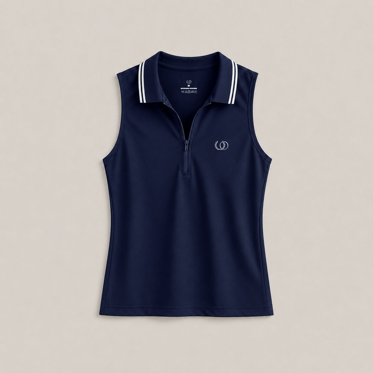 POLERA DEPORTIVA RODAS AZUL/BLANCO
