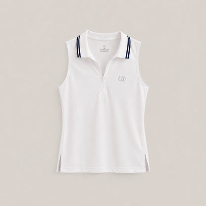 POLERA DEPORTIVA RODAS BLANCO/AZUL