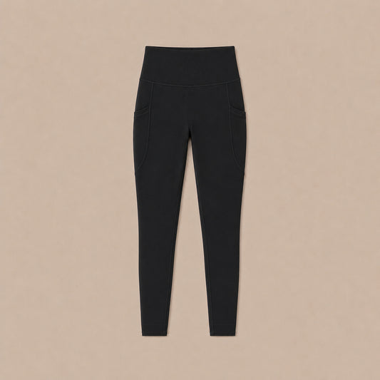 LEGGINGS SICILIA BOLSILLOS NEGRAS  7/8