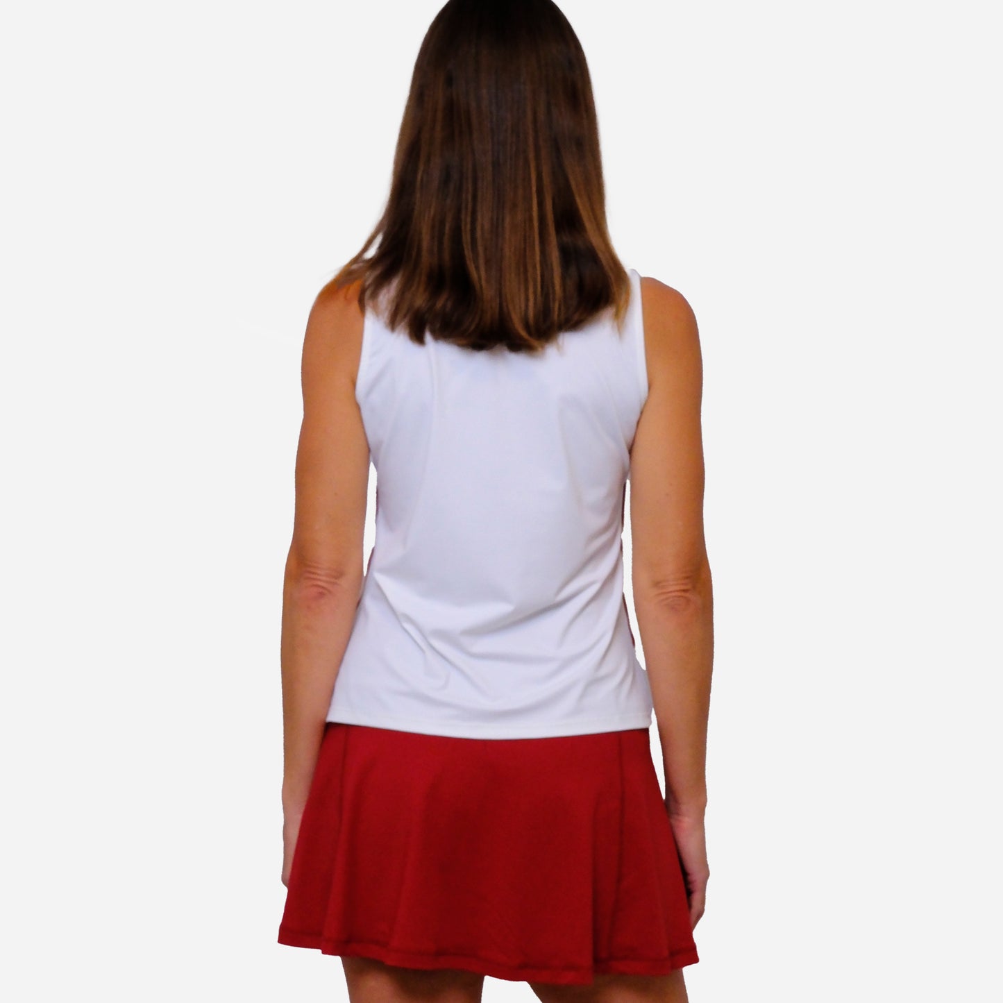 POLERA DEPORTIVA TENERIFE BLANCA/BURDEO